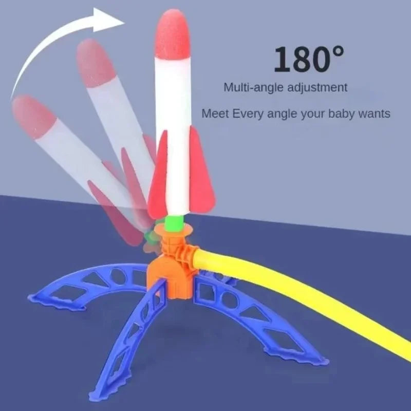 Kids Outdoor Rocket Foot Pump Outdoor Air Pressing Soaring