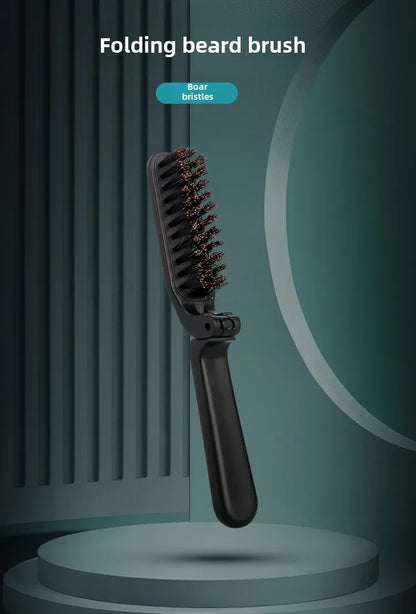 Soft Boar Bristle Beard Brush Hairdressing Hair Styling