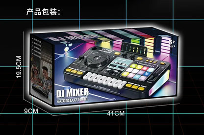 Kids Simulation DJ Mixer Controller Toys Multifunctional