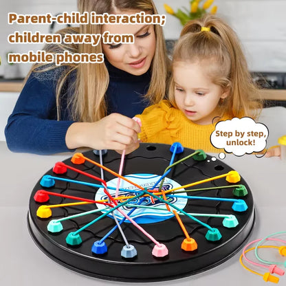 Rope Unraveling Challenge A Board Game for Kids