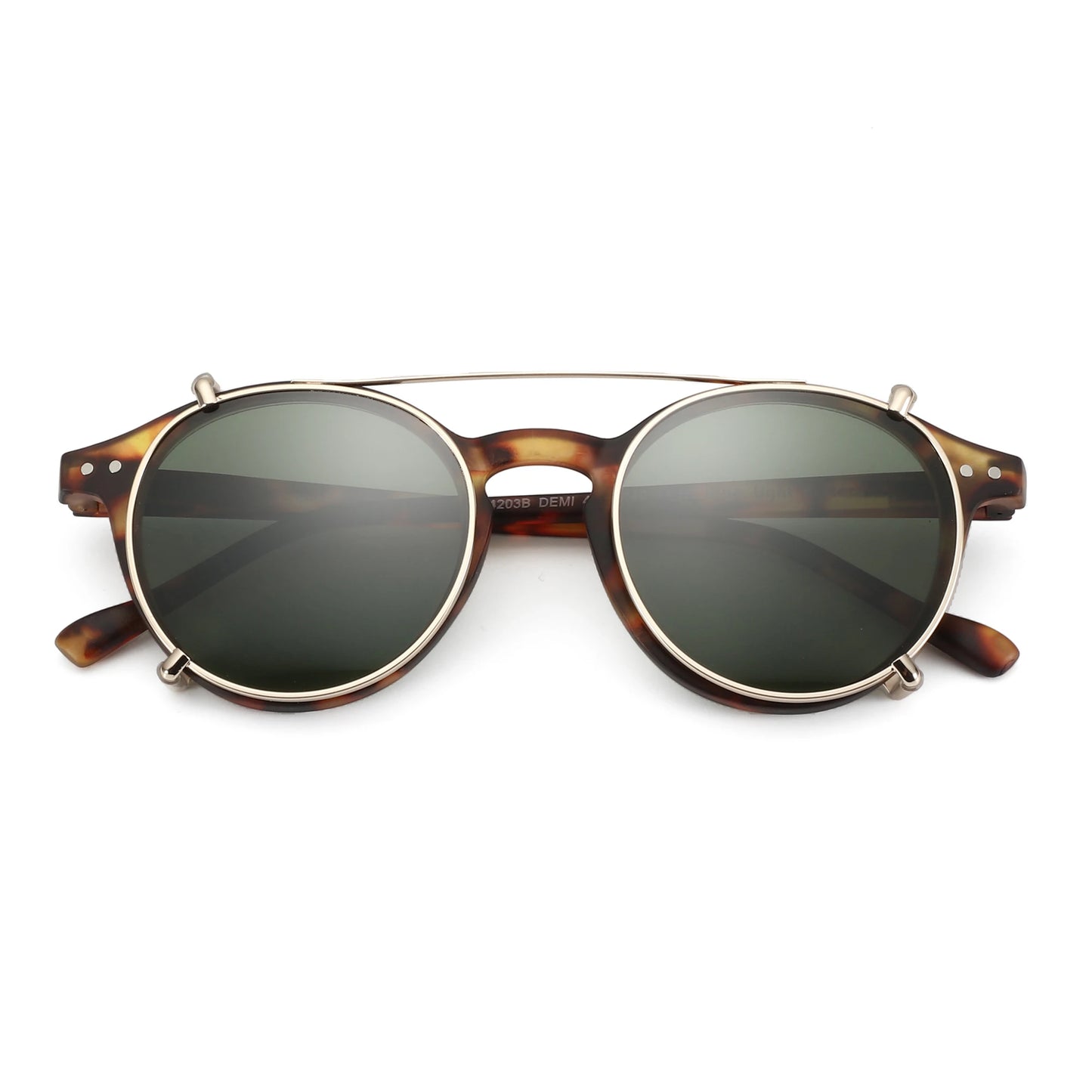 Steampunk Style Clip On Sunglasses for Men Women
