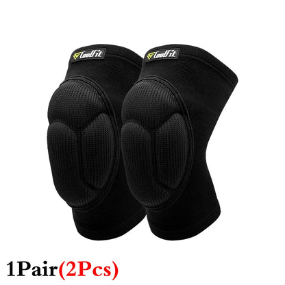 1Pair Thicked Football Volleyball Extreme Sports Ski Knee Pads