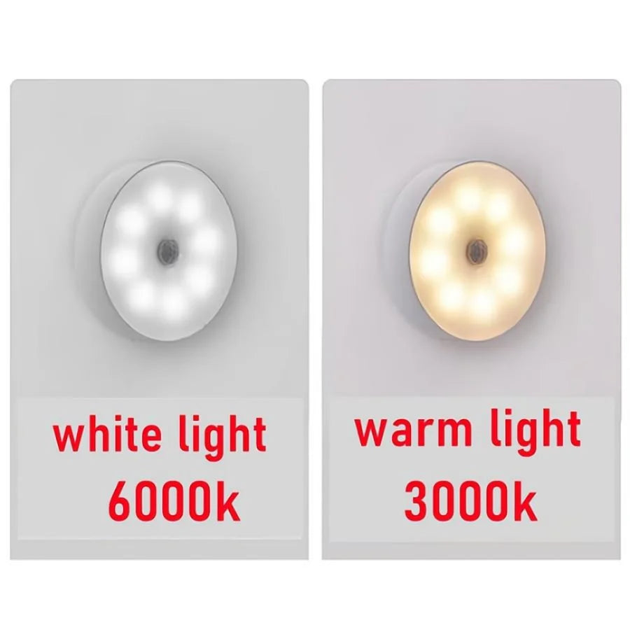 Motion Sensor Light Led USB NightLights Rechargeable Lamp