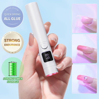 Portable Mini Nail Lamp Salon Quick Dry USB Nail Dryer