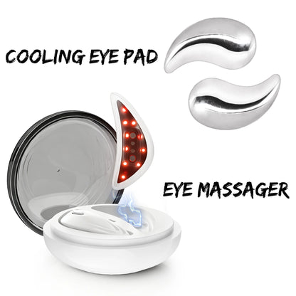 EMS Redlight Eye Massage and Stainless Steel Cooling Eye Pad