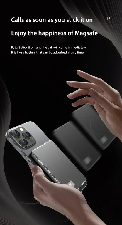 Wireless Magnetic 500000mAh Power Bank Fast Charging