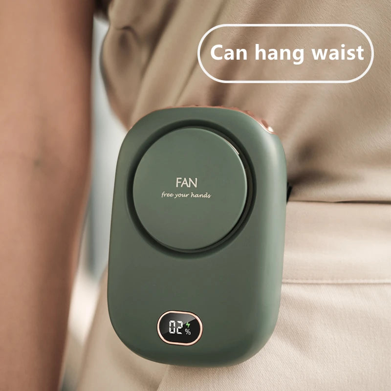 Portable Hanging Neck Fan Mini Fans with Adjustable Lanyard