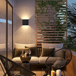 LED Wall Sconces 6W Modern Indoor Outdoor IP65 Wall Lamp