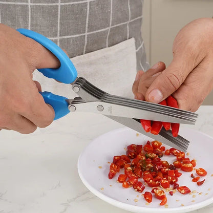 Kitchen Scissors Multifunctional Multi Layers Stainless Steel