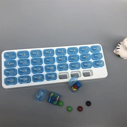 Monthly 31/32 Grids Pill Box Case Container Organizer
