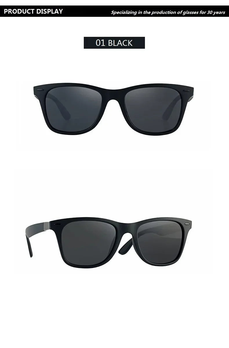 Fashion Vintage Square Polarized Sunglasses Classic