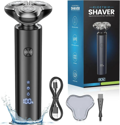 Electric Razor for Men 3 Blade Rotary Shaving Machine