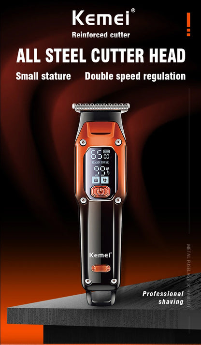 Original Kemei Barber Hair Trimmer Professional For Men