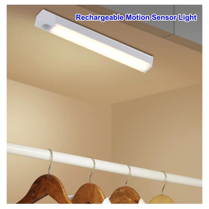 Motion Sensor LED Bar Light USB Type C Rechargeable Induction