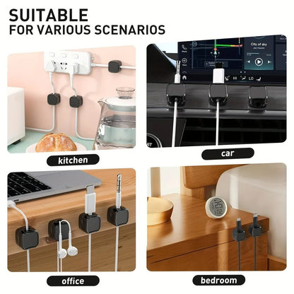 Organizer Adjustable Magnetic Cable Clips Cable Cord Holder