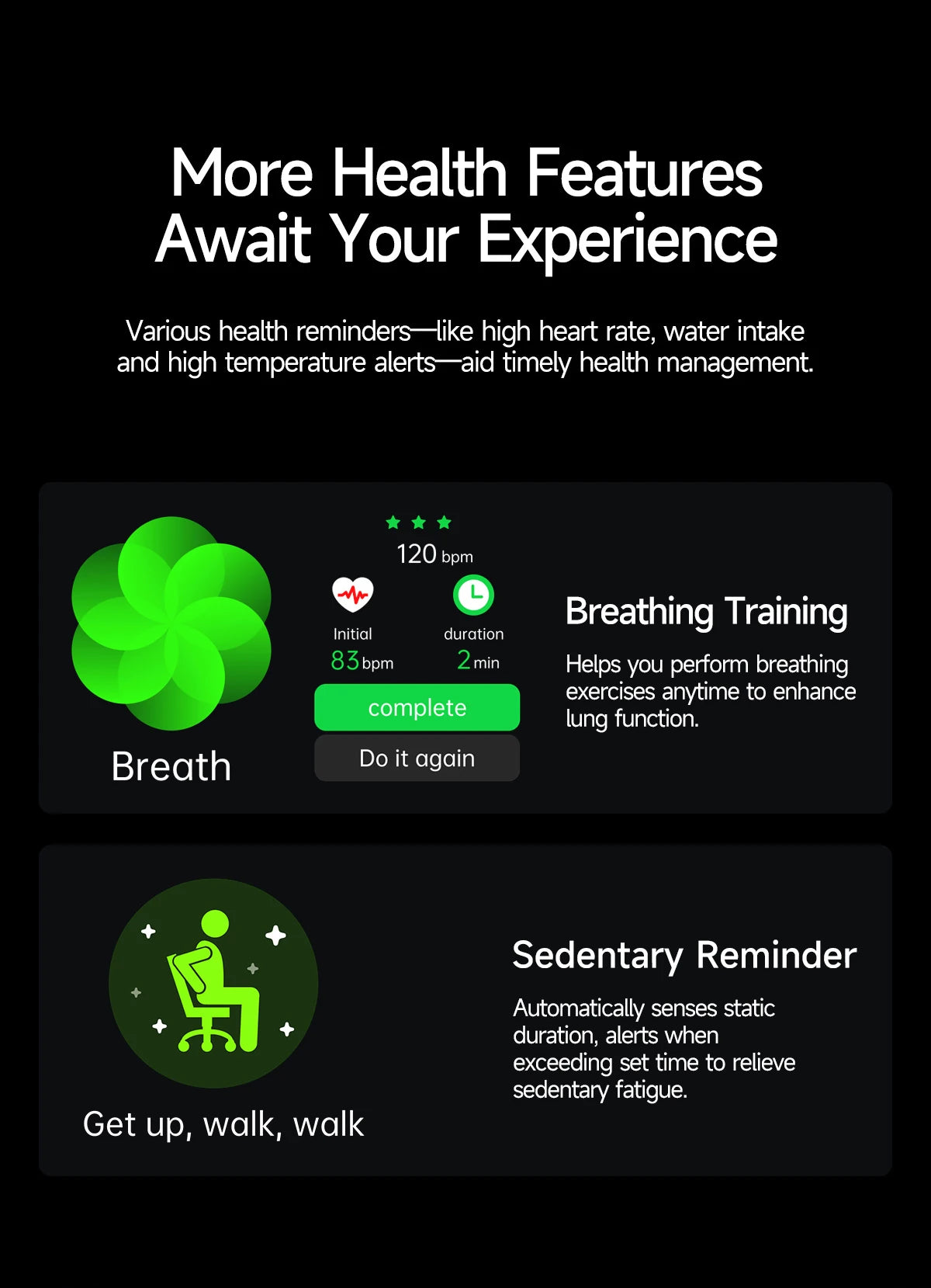 New Laser Treatment Three High Smart Watch Men ECG Heart Rate