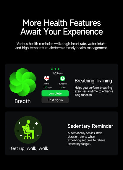 New Laser Treatment Three High Smart Watch Men ECG Heart Rate