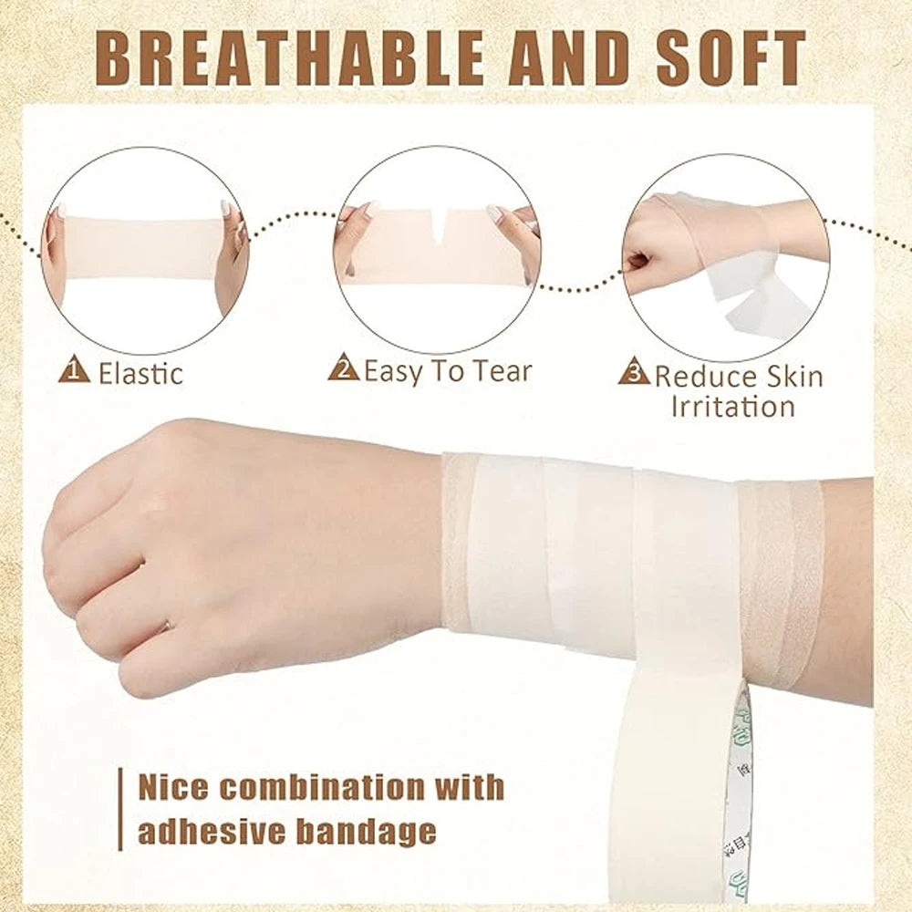 3Roll Self Adhesive Bandage Wrap Cohesive Wrap for All Sports