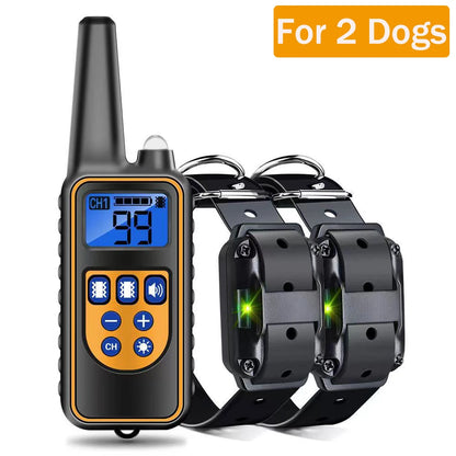 Electric Dog Training Collar Waterproof Dog Bark Collar
