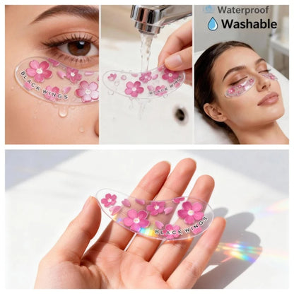 1 Pair Reusable Silicone Eyelash Pad Lash Extension Patches U-Shaped Design