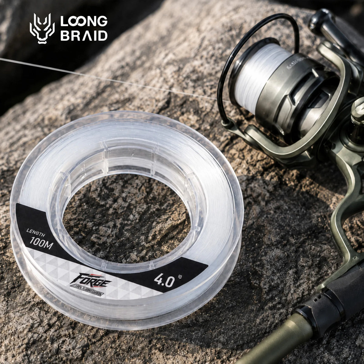 100M 100% Pure Fluorocarbon Fishing Line 12-31LB Zero Water