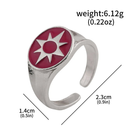 New Fashion Movie ring For Women Men Adjustable Open Cuff