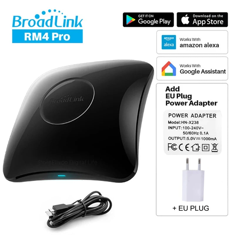 Original Broadlink RM4 Pro IR RF WIFI Universal Smart Remote Control
