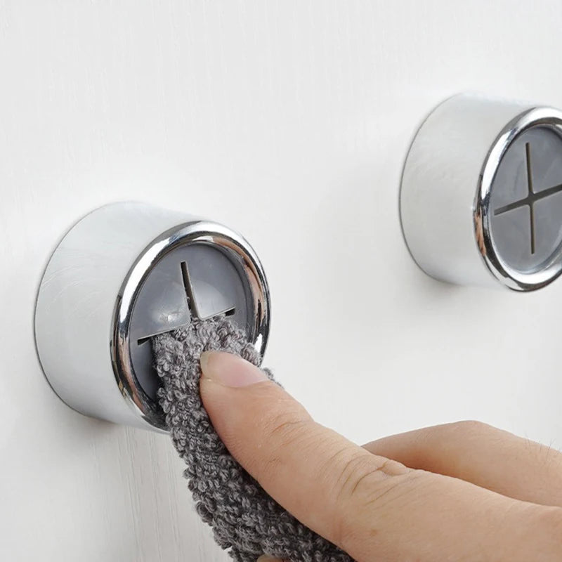 Kitchen Towel Holder Sucker Wall Bathroom Laundry Cloth Rag