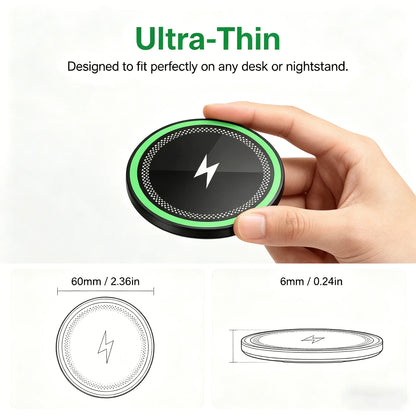 30W Wireless Charger Pad Phone Chargers Induction Fast Charging