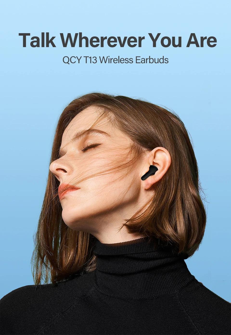 QCY T13 Wireless Smart Headphone BT5.1 TWS Earphone