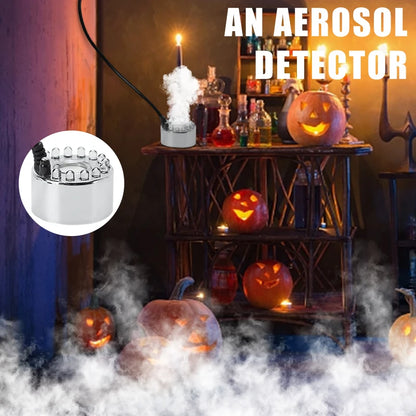 Mini LED Pumpkin Light Fogger Water Fountain Pond Fog