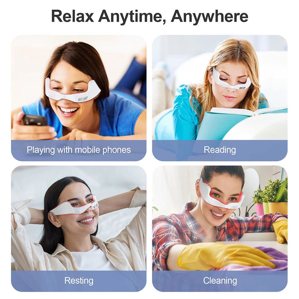 Electric Eye Massager Under-Eye Glasses Relieves Fatigue