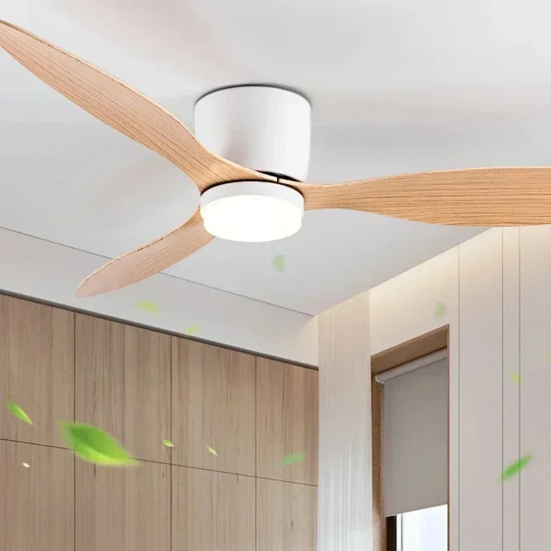 Modern LED Ceiling Fan Lights, Low Floor Decorative Lights