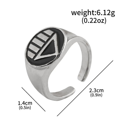 New Fashion Movie ring For Women Men Adjustable Open Cuff
