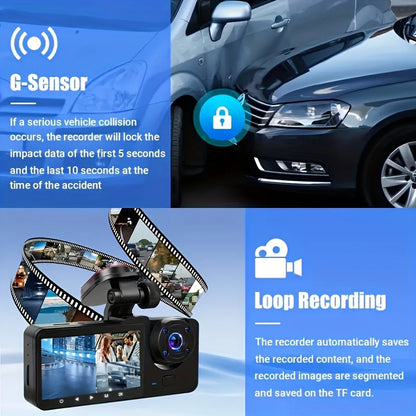 NEW 1080P HD WIFI 2/3Camera Dash Cam For Car Camera