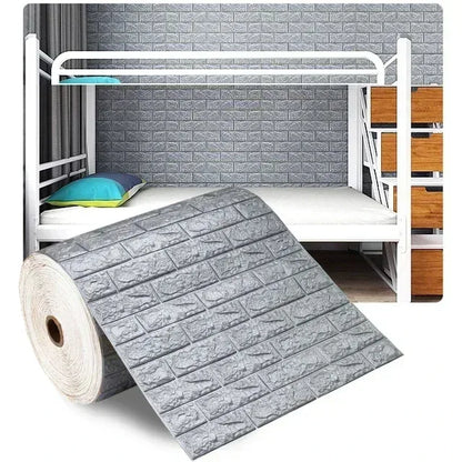 3D Self-Adhesive Wallpaper 70cm*1/5/10m Continuous Waterproof