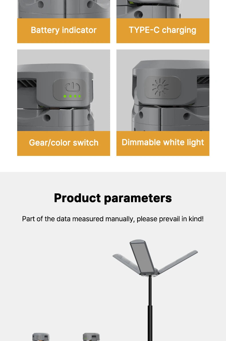 Rechargeable Outdoor Portable Hiking Camping Flashlight