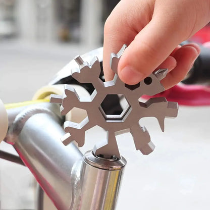 18-in-1 Snowflake Multi-Tool Snowflake Torque Wrench Tools