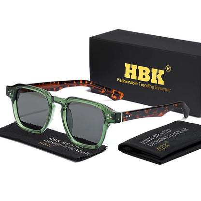 HBK Fashion Punk Sunglasses for men Classic Square