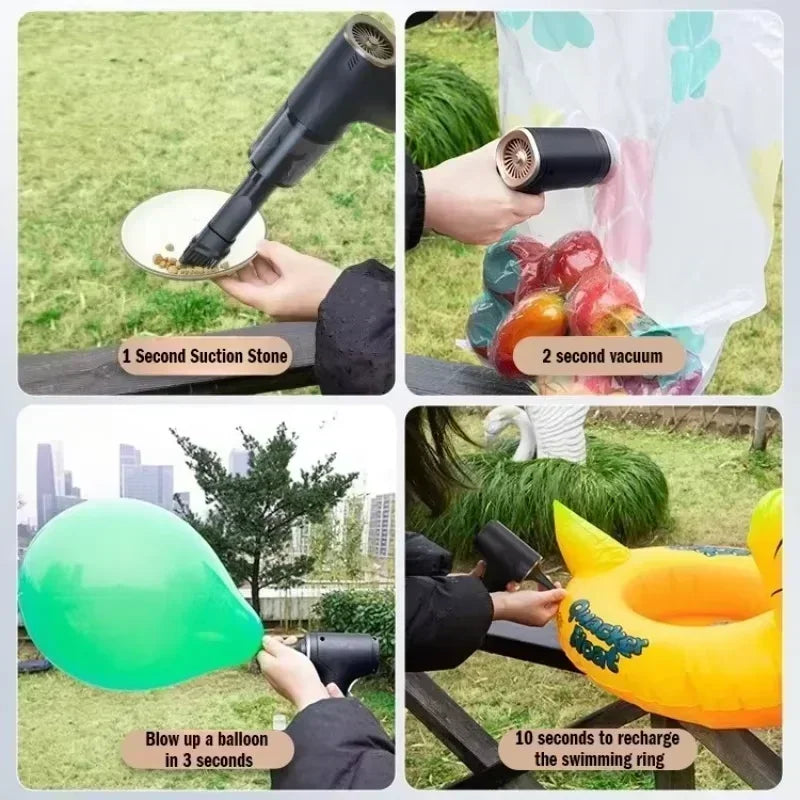 Wireless Car Vacuum USB Charging Wet Dry Dual-use Cleaner