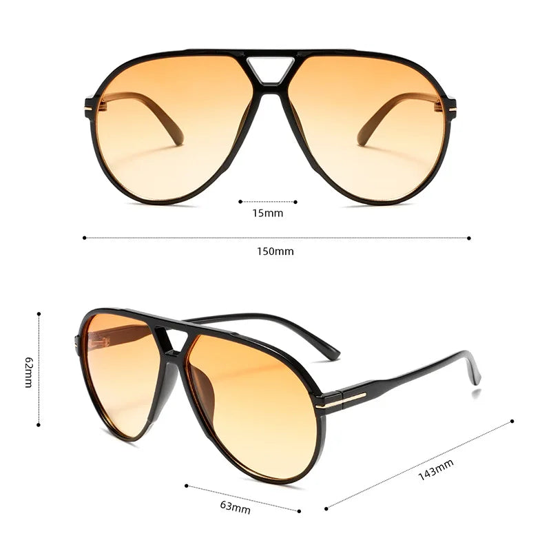 3515 Designer Inspired Sunglasses Vintage Oversized