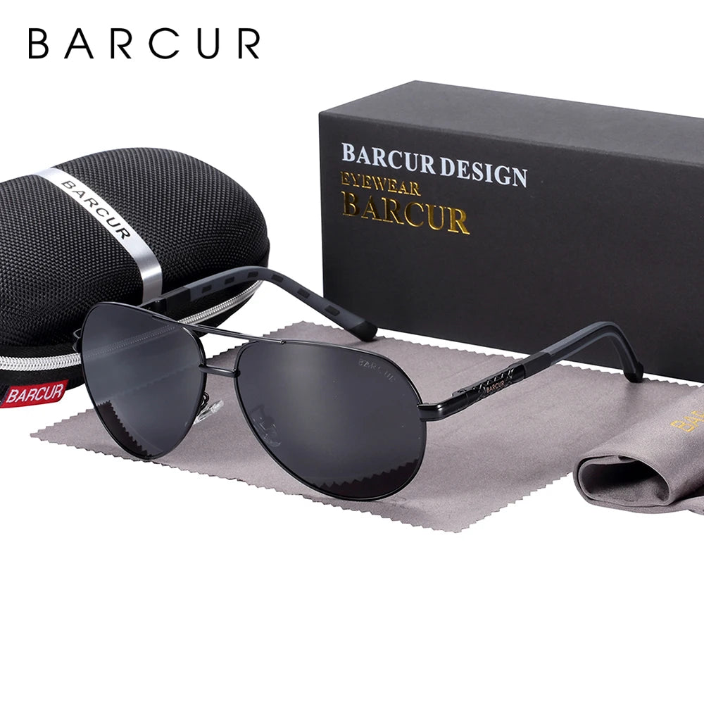 BARCUR Design Polarized Sunglasses for Men Women