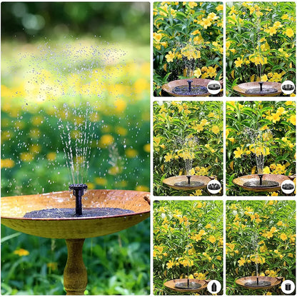 2.5W Solar Bird Bath Fountain, Solar Fountain Pump