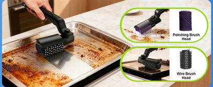 Electric BBQ Cleaner Brush Wireless Stainless Steel