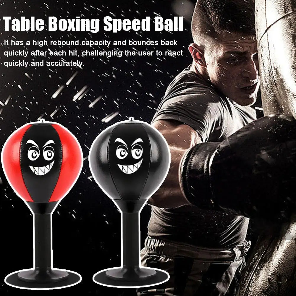 Stress Reliever Punching Bag Toy With Suction Cup