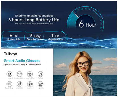 AI Translation Smart Glasses with photochromic lenses