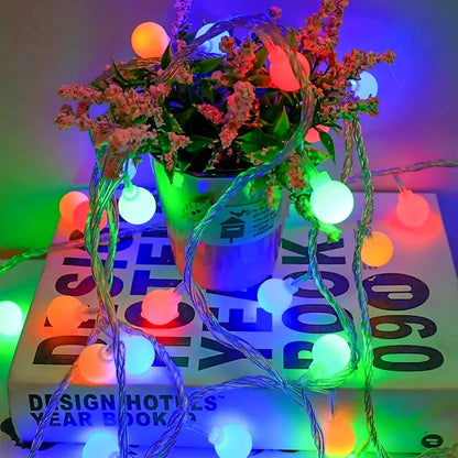 10M USB/Battery Power Ball LED String Lights Garland Lights