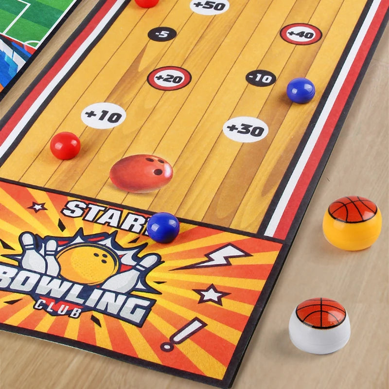 Children Interactive Social Curling Soccer Board Games Bowling