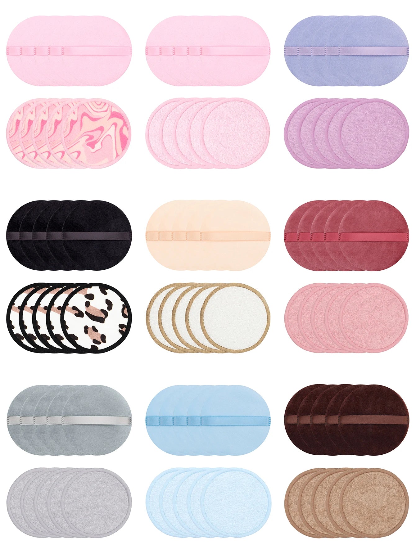 10Pcs Makeup Remover Pads Can Be Soaked in Water