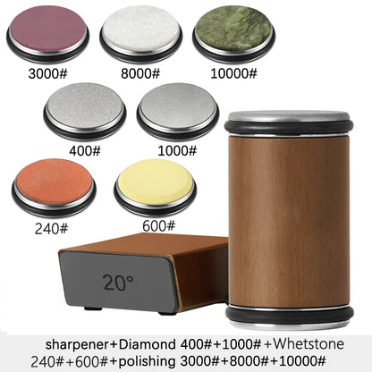 Rolling Knife Sharpener Double Sided Diamond Sharpening Stone